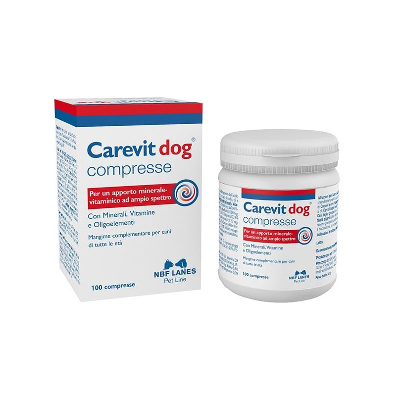 NBF Lanes Carevit Dog 100 tablets