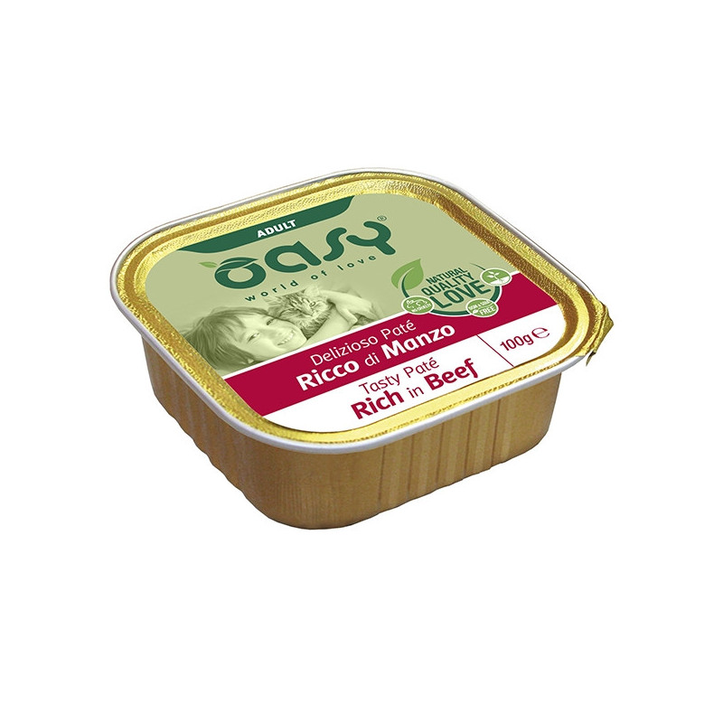 OASY Delicious Patè Rich in Beef 100 gr.