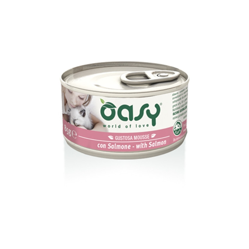 OASY Tasty Mousse with Salmon 85 gr.