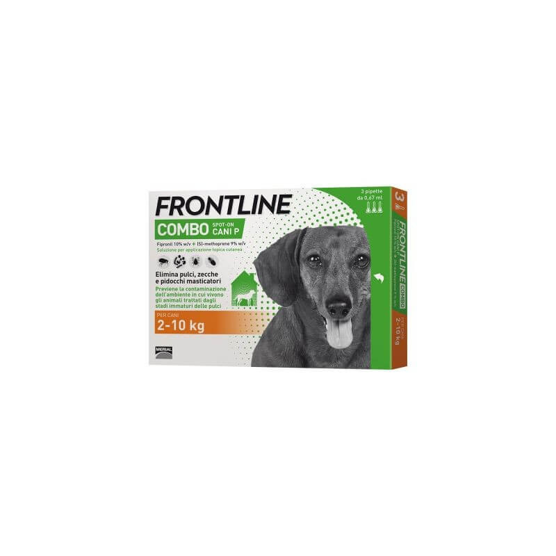 Frontline combo small dogs 3 pipettes...