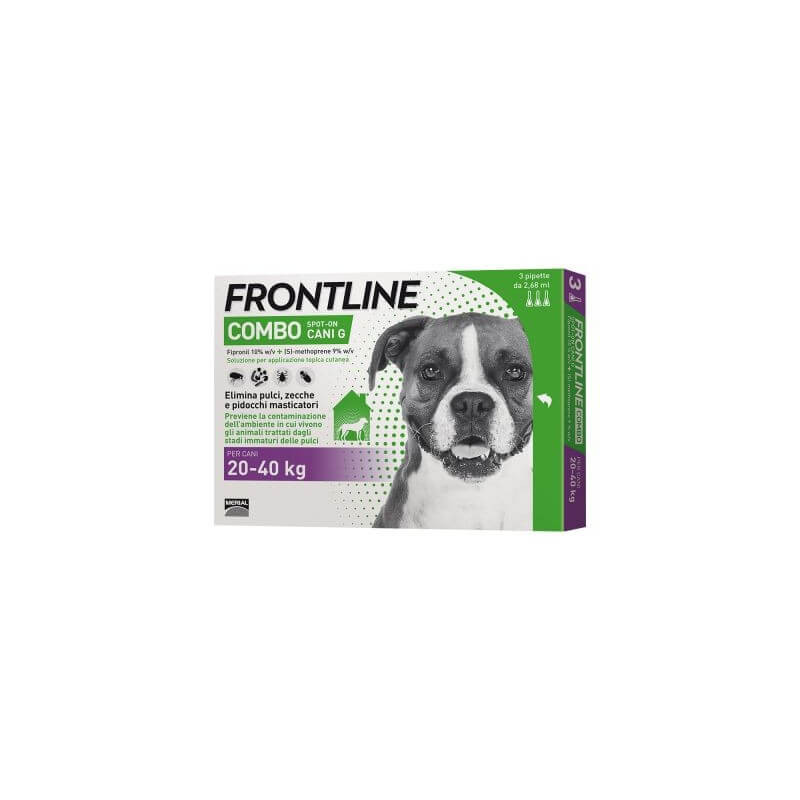 Frontline combo large dogs 3 pipettes...